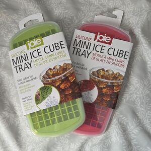Joie Silicone Mini Ice Cube Trays - Lime and Rose